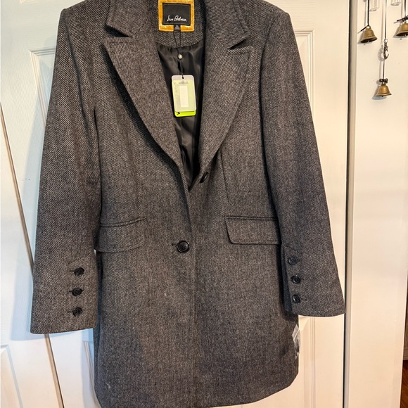 Sam Edelman Jackets & Blazers - XL NWT Sam Edelman Women's Gray Tweed Coat retail was 240$